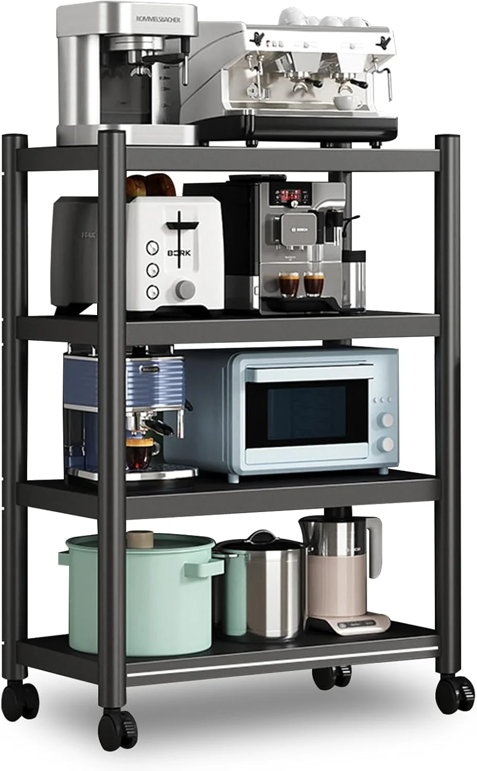 قفسه آشپزخانه 4 طبقه DAYONG، قفسه نانوایی سنگین، استند فر مایکروویو، قفسه های فلزی قابل تنظیم، قفسه کاربردی برای آشپزخانه، گاراژ، دفتر، رختشویخانه، انبار (4 طبقه) قفسه آشپزخانه 4 طبقه DAYONG، قفسه نانوایی سنگین، استند فر مایکروویو، قفسه های فلزی قابل تنظیم، قفسه کاربردی برای آشپزخانه، گاراژ، دفتر، رختشویخانه، انبار (4 طبقه)