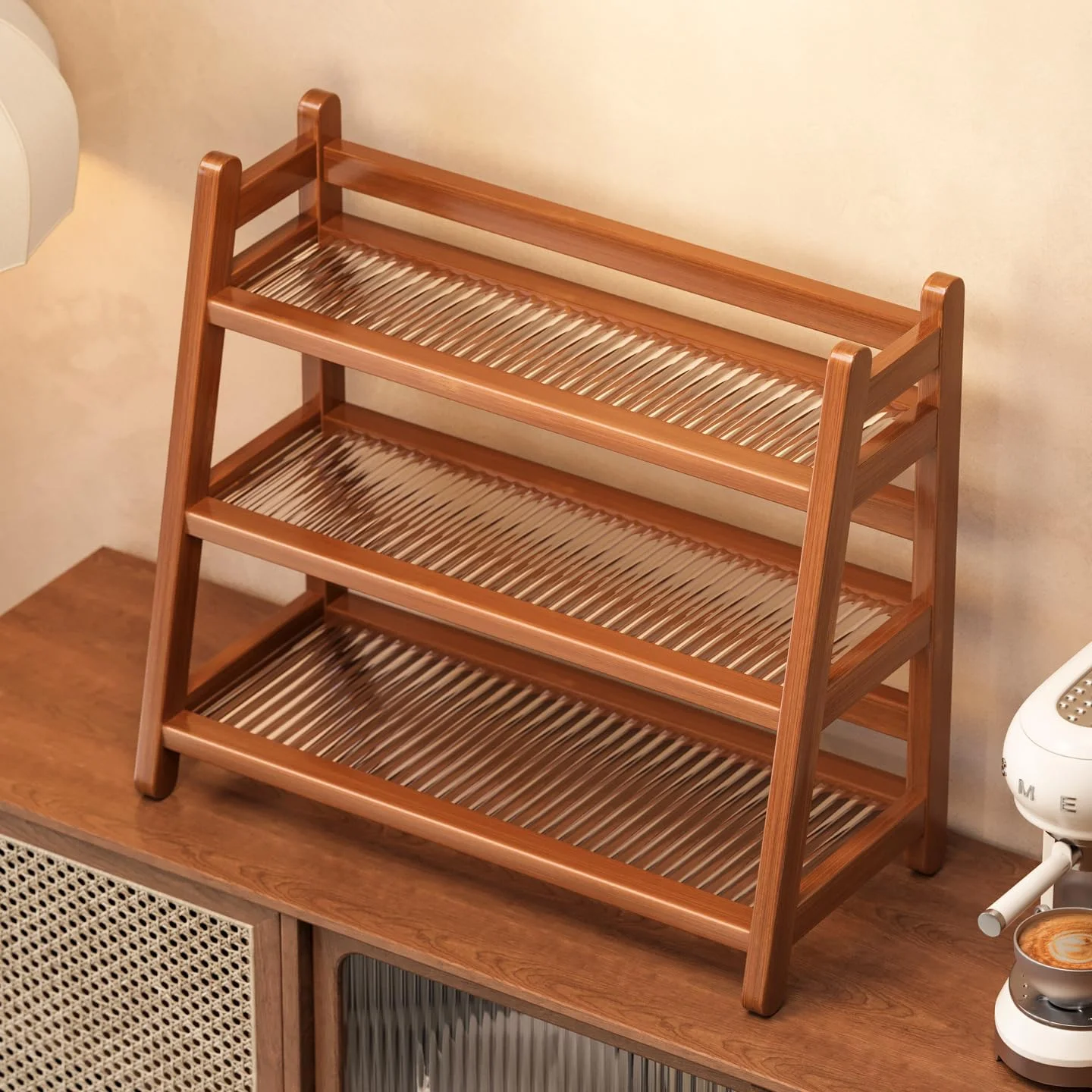 استند ۳ طبقه نگهداری لیوان، فنجان قهوه کابینتی، قفسه سازمان دهنده بامبو و اکریلیک، قفسه نمایش فنجان چای، استند چوبی فنجان قهوه برای آشپزخانه، میز غذاخوری، نگهداری و دکوراسیون استند ۳ طبقه نگهداری لیوان، فنجان قهوه کابینتی، قفسه سازمان دهنده بامبو و اکریلیک، قفسه نمایش فنجان چای، استند چوبی فنجان قهوه برای آشپزخانه، میز غذاخوری، نگهداری و دکوراسیون