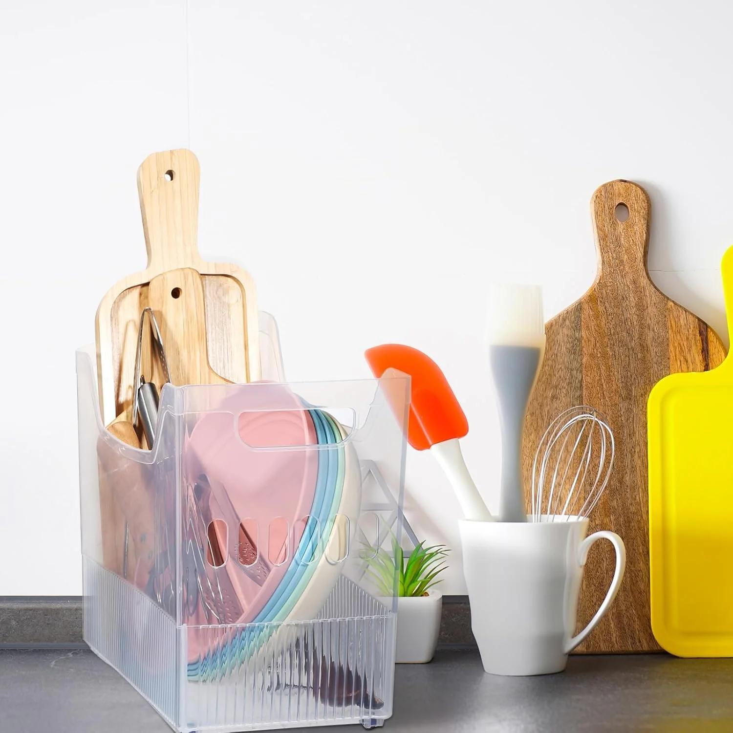 ظروف سازمان دهنده فریزر NALACAL، 2 عدد، با چرخ، ظروف سازمان دهنده پلاستیکی باریک و بلند، سازمان دهنده آشپزخانه و انبار، ظروف نگهداری تنقلات مناسب برای یخچال اداری (25.5 x 31.7 x 17 سانتی متر) ظروف سازمان دهنده فریزر NALACAL، 2 عدد، با چرخ، ظروف سازمان دهنده پلاستیکی باریک و بلند، سازمان دهنده آشپزخانه و انبار، ظروف نگهداری تنقلات مناسب برای یخچال اداری (25.5 x 31.7 x 17 سانتی متر)