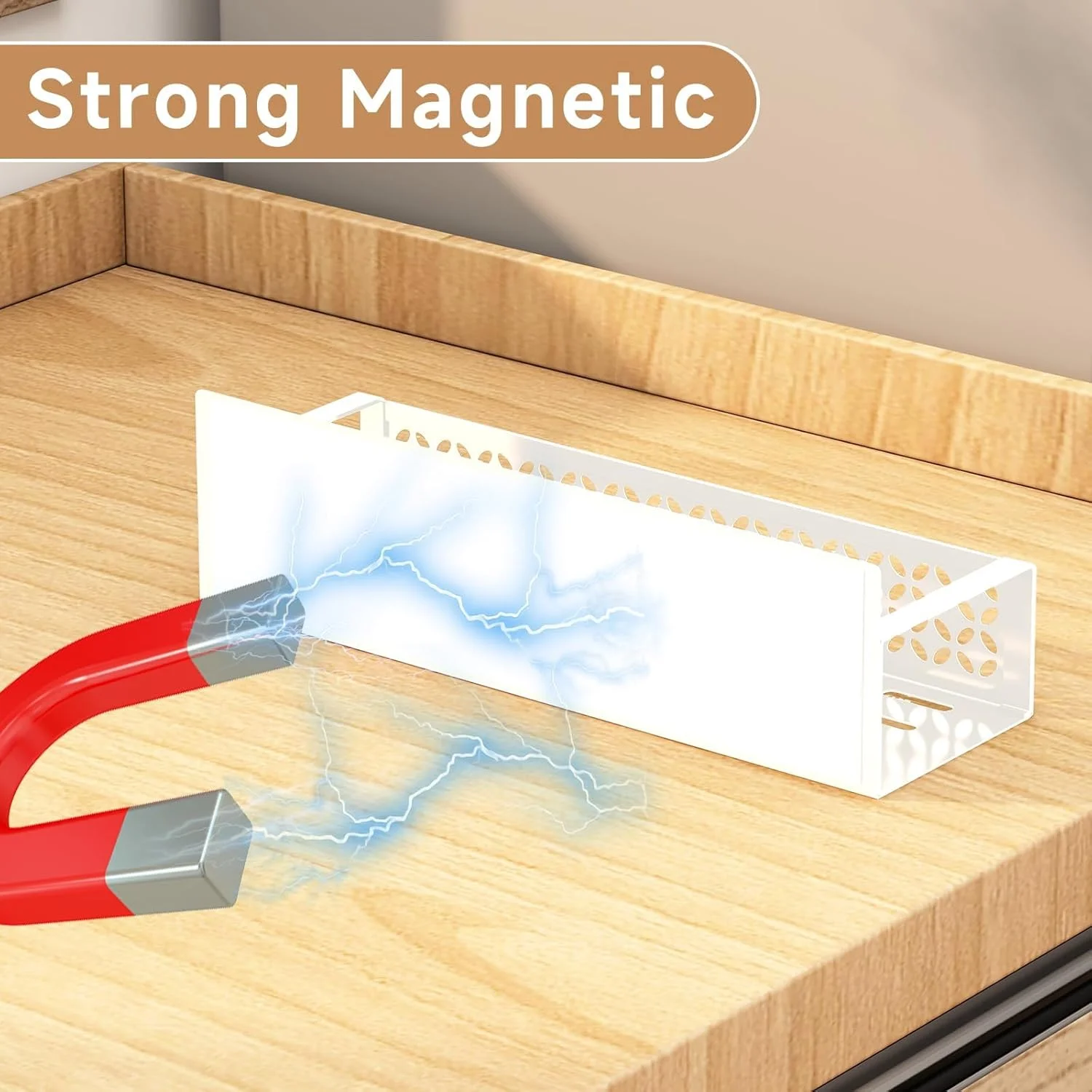 ست 2 عددی جا ادویه مغناطیسی NALACAL برای یخچال، قفسه ادویه مغناطیسی با نگهدارنده دستمال کاغذی ارتقا یافته، سازمان دهنده چاشنی یخچال قفسه مغناطیسی قوی متحرک برای نگهداری آشپزخانه (سفید) ست 2 عددی جا ادویه مغناطیسی NALACAL برای یخچال، قفسه ادویه مغناطیسی با نگهدارنده دستمال کاغذی ارتقا یافته، سازمان دهنده چاشنی یخچال قفسه مغناطیسی قوی متحرک برای نگهداری آشپزخانه (سفید)