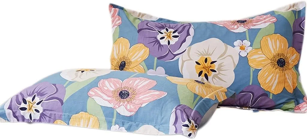 روبالشی نخی ZXM، جفت روبالشی 48cmx74cm، روبالشی نخی خانگی، روبالشی نخی دونفره (رنگ: B)