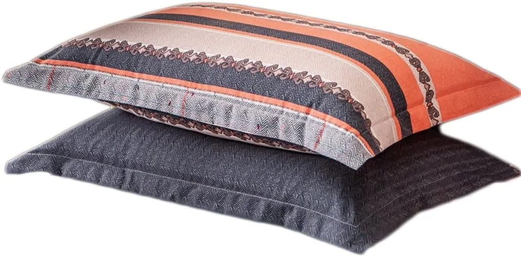 روبالشی نخی ZXM، جفت روبالشی 48cmx74cm، روبالشی نخی خانگی، روبالشی نخی دونفره (رنگ: C)