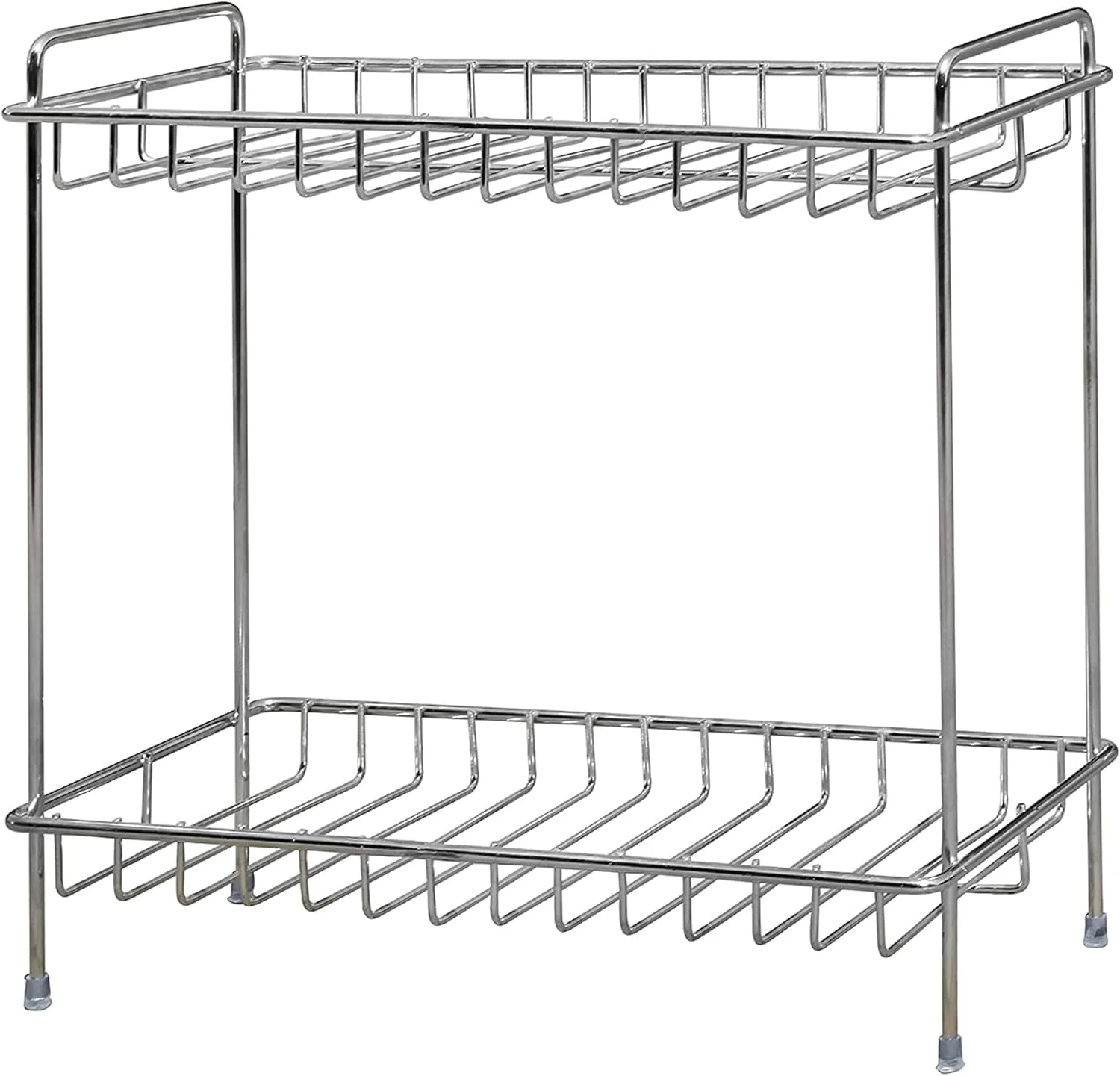 استند آشپزخانه دو طبقه Sulfar | قفسه ادویه چند منظوره | قفسه آشپزخانه استیل ضد زنگ | نگهدارنده ظروف و بطری (نقره ای) استند آشپزخانه دو طبقه Sulfar | قفسه ادویه چند منظوره | قفسه آشپزخانه استیل ضد زنگ | نگهدارنده ظروف و بطری (نقره ای)