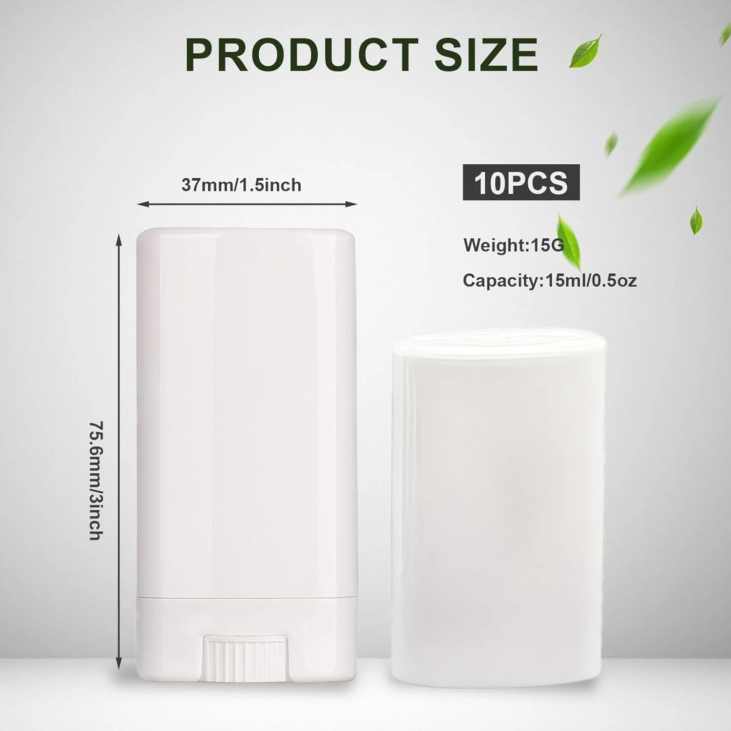 ظروف دئودورانت بیضی سفید تخت QUUPY، 10 عددی، لوله های بالم لب چرخشی، پرکننده های رژ لب پلاستیکی، لوله های خالی 15 میلی لیتری/15 گرمی برای دئودورانت های خانگی، بالم و لوسیون ظروف دئودورانت بیضی سفید تخت QUUPY، 10 عددی، لوله های بالم لب چرخشی، پرکننده های رژ لب پلاستیکی، لوله های خالی 15 میلی لیتری/15 گرمی برای دئودورانت های خانگی، بالم و لوسیون