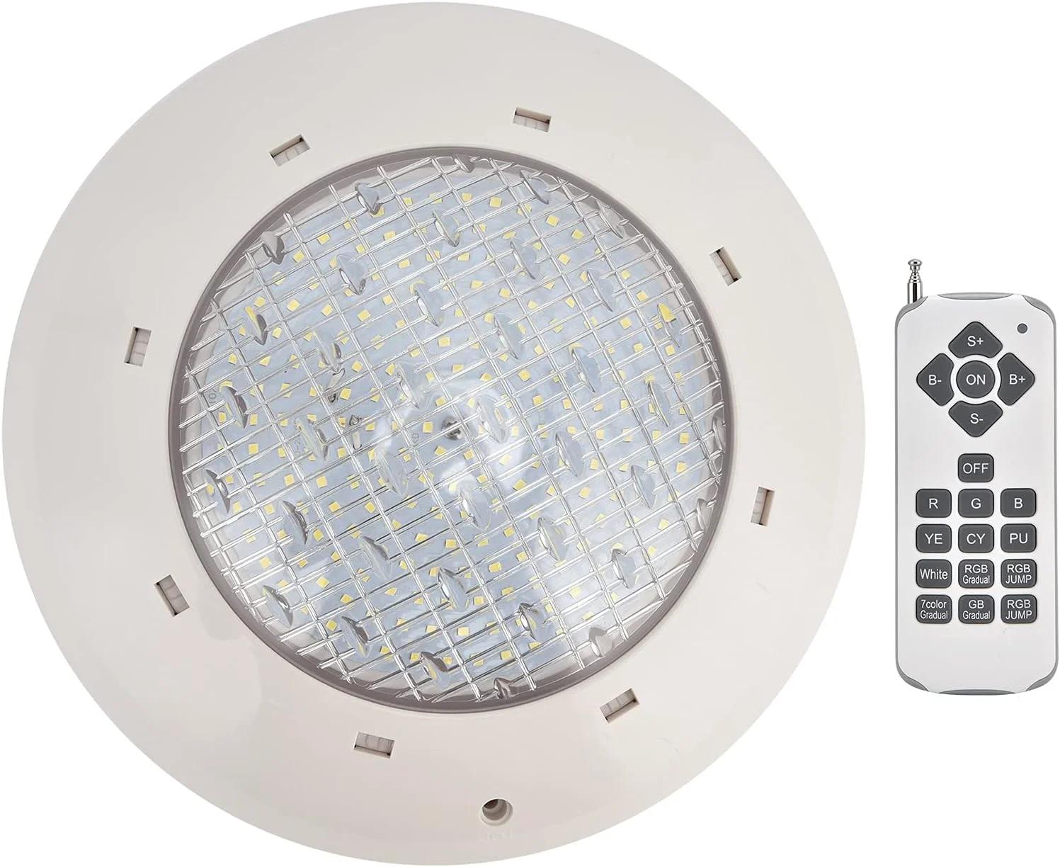 چراغ استخری زیر آب LED Fockety، ضد آب IP68، چند رنگ RGB، چراغ استخر شنا زیر آب با کنترل از راه دور برای استخر هتل، آکواریوم (12/18/25/35 وات) (#1) چراغ استخری زیر آب LED Fockety، ضد آب IP68، چند رنگ RGB، چراغ استخر شنا زیر آب با کنترل از راه دور برای استخر هتل، آکواریوم (12/18/25/35 وات) (#1)
