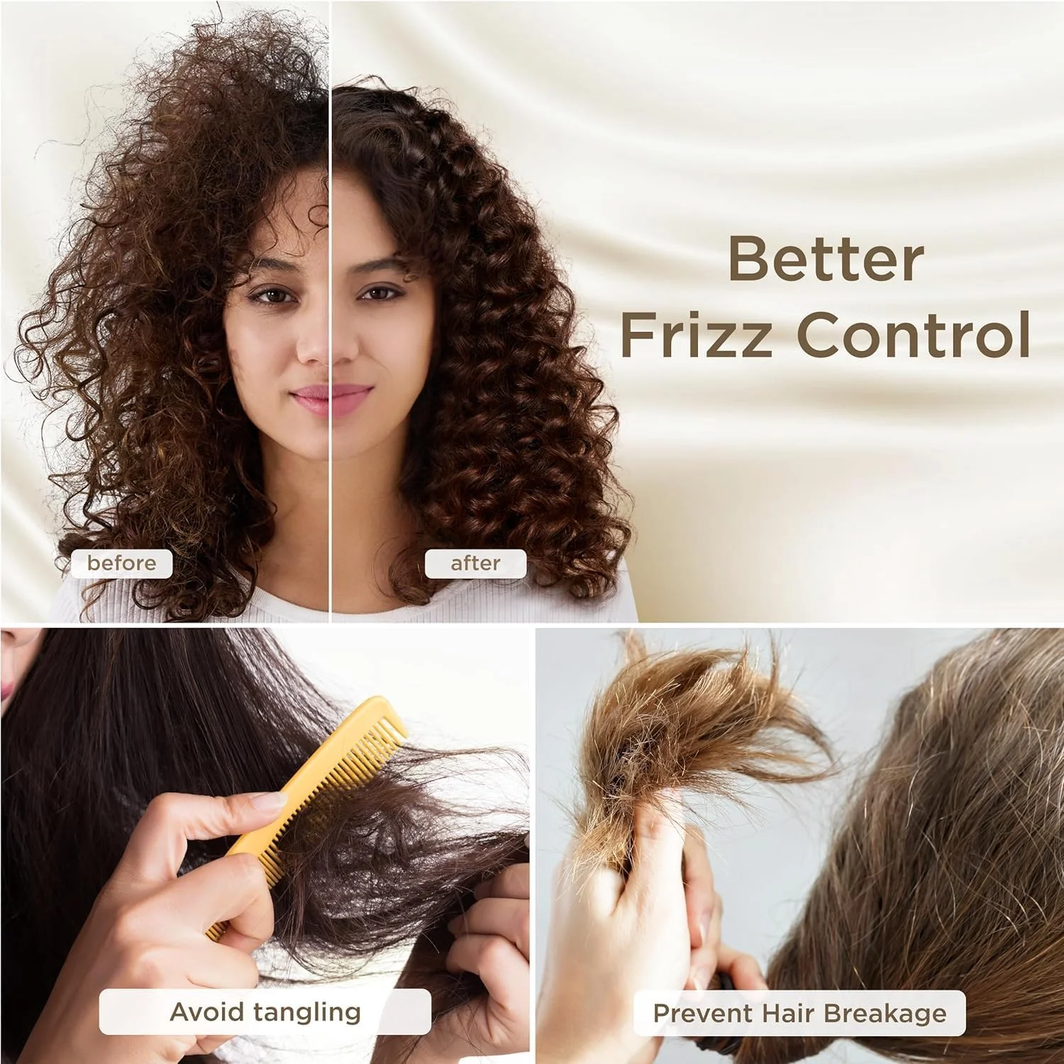 روبالشی ساتن Bedsure برای مو - مشابه روبالشی ابریشمی، روبالشی خنک کننده 2 عددی با بستن پاکتی، هدیه برای خانم ها، سایز استاندارد و کوئین 50x75 سانتی متر، خاکستری روبالشی ساتن Bedsure برای مو - مشابه روبالشی ابریشمی، روبالشی خنک کننده 2 عددی با بستن پاکتی، هدیه برای خانم ها، سایز استاندارد و کوئین 50x75 سانتی متر، خاکستری