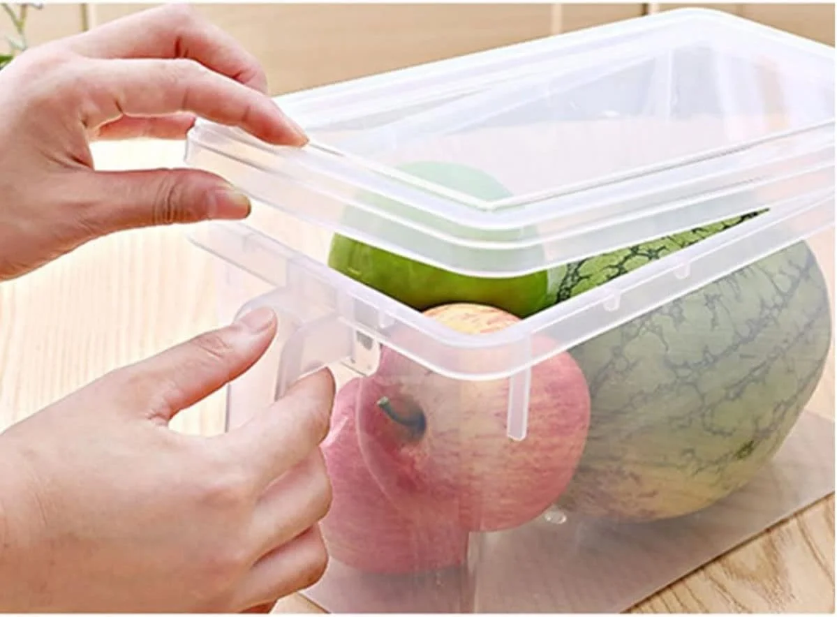 ظروف سازمان دهنده آشپزخانه Beauenty، جعبه های نگهداری مواد غذایی پلاستیکی 2 عددی 5 لیتری با درب، مناسب برای یخچال و فریزر، سازمان دهنده یخچال و جعبه های نگهداری مواد غذایی با دسته، ایمن برای فریزر ظروف سازمان دهنده آشپزخانه Beauenty، جعبه های نگهداری مواد غذایی پلاستیکی 2 عددی 5 لیتری با درب، مناسب برای یخچال و فریزر، سازمان دهنده یخچال و جعبه های نگهداری مواد غذایی با دسته، ایمن برای فریزر