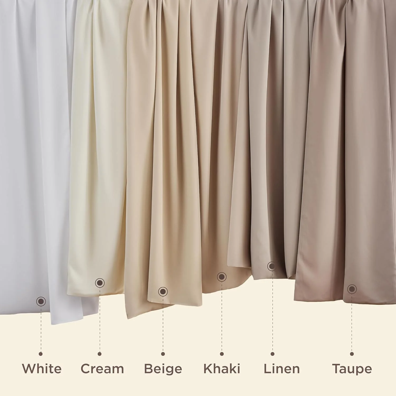 Bedsure Cooling Pillow Cases Queen Size Set of 2, Rayon Derived from Bamboo Queen Pillowcases, Beige Pillow Cases, Breathable & Silky Soft Bedding Pillow Covers with Envelope Closure, 20x30 Inches