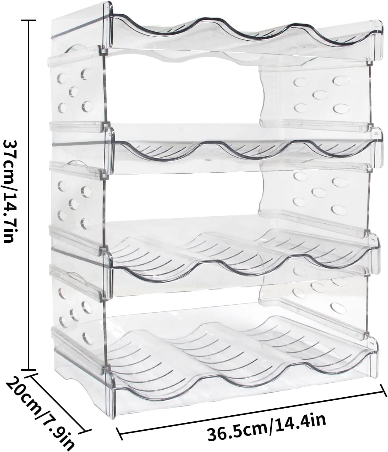 نظم دهنده بطری آب برای کابینت یخچال، بسته 4 عددی نظم دهنده لیوان، سازمان دهنده و نگهداری مواد غذایی آشپزخانه، نگهدارنده لیوان مسافرتی پلاستیکی، قفسه نوشیدنی شراب، نگهدارنده 12 بطری نظم دهنده بطری آب برای کابینت یخچال، بسته 4 عددی نظم دهنده لیوان، سازمان دهنده و نگهداری مواد غذایی آشپزخانه، نگهدارنده لیوان مسافرتی پلاستیکی، قفسه نوشیدنی شراب، نگهدارنده 12 بطری