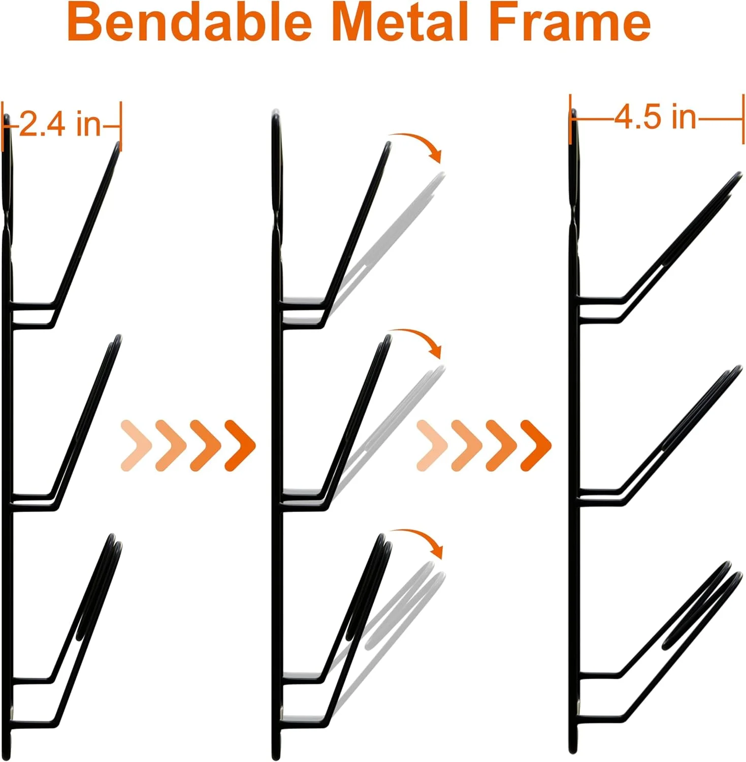 ارگانایزر درب قابلمه تزویق، بسته 2 عددی، نگهدارنده درب قابلمه 6 طبقه برای درب کابینت/دیوار صاف، نصب چسبی بدون نیاز به سوراخکاری، ضد زنگ، برای نگهداری در آشپزخانه، مشکی کلاسیک ارگانایزر درب قابلمه تزویق، بسته 2 عددی، نگهدارنده درب قابلمه 6 طبقه برای درب کابینت/دیوار صاف، نصب چسبی بدون نیاز به سوراخکاری، ضد زنگ، برای نگهداری در آشپزخانه، مشکی کلاسیک