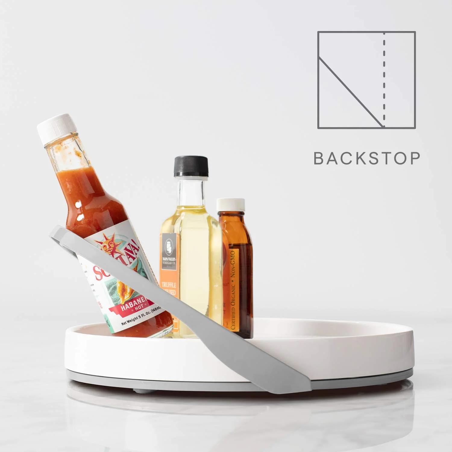 گرداننده کابینت آشپزخانه YouCopia Crazy Susan با قطر 28 سانتی متر، چرخش 360 درجه، مناسب برای نگهداری وسایل آشپزخانه، بدون نیاز به نصب، پلاستیک ABS بادوام، سفید گرداننده کابینت آشپزخانه YouCopia Crazy Susan با قطر 28 سانتی متر، چرخش 360 درجه، مناسب برای نگهداری وسایل آشپزخانه، بدون نیاز به نصب، پلاستیک ABS بادوام، سفید