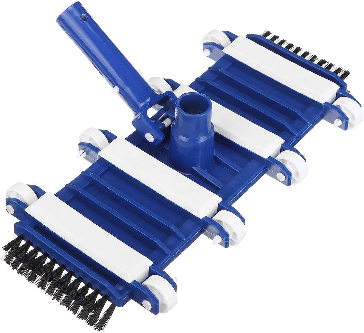 سر جاروبرقی استخر GZDtdsd، برس بادوام برای تمیز کردن دیوار و کف استخر به همراه برس جانبی، ابزار تمیز کننده زیر آب برای تمیز کردن استخر، 14 اینچ