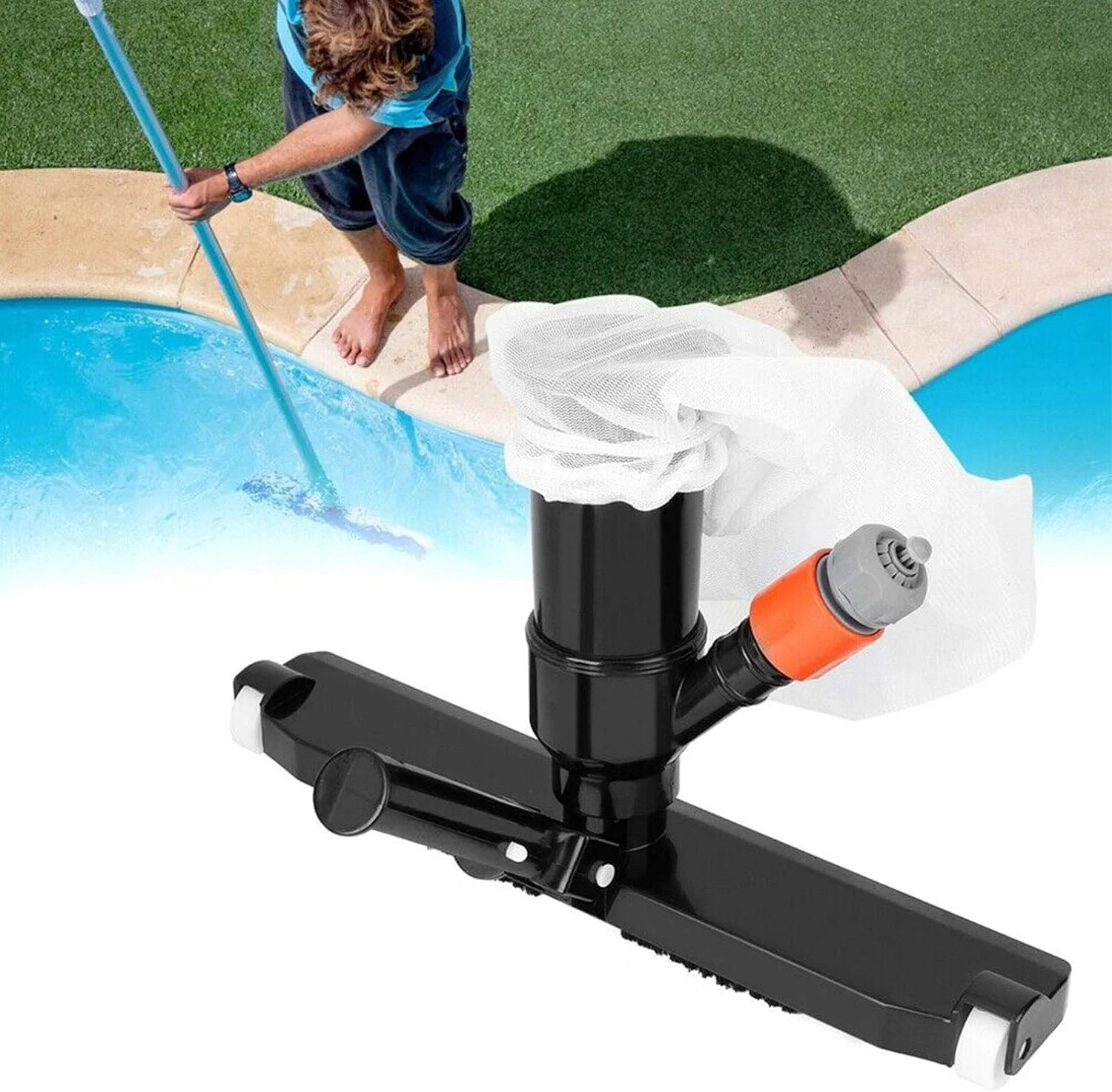 سر جاروبرقی استخر GZDZHP، برس کف استخر، سر برس تمیز کننده استخر، سر برس تمیز کننده استخر برای استخر، آبگرم، اشیاء شناور، ابزار تمیز کننده مکش سر جاروبرقی استخر GZDZHP، برس کف استخر، سر برس تمیز کننده استخر، سر برس تمیز کننده استخر برای استخر، آبگرم، اشیاء شناور، ابزار تمیز کننده مکش