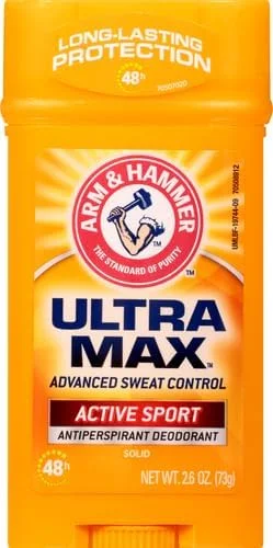 مام ضد تعریق استیک جامد نامرئی آرم اند همر Ultra Max، اکتیو اسپرت، 73 گرم مام ضد تعریق استیک جامد نامرئی آرم اند همر Ultra Max، اکتیو اسپرت، 73 گرم