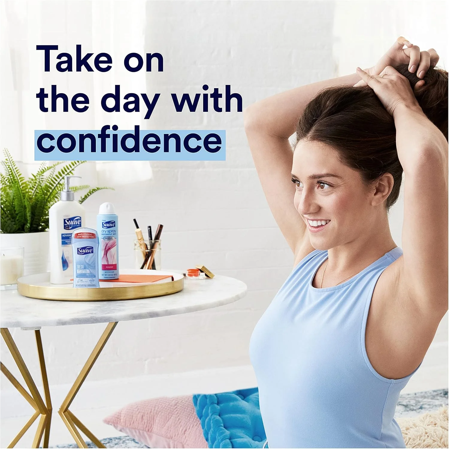 استیک ضد تعریق و خوشبو کننده بدن نامرئی Suave با محافظت 24 ساعته، مناسب برای آقایان و بانوان، 74 گرم استیک ضد تعریق و خوشبو کننده بدن نامرئی Suave با محافظت 24 ساعته، مناسب برای آقایان و بانوان، 74 گرم