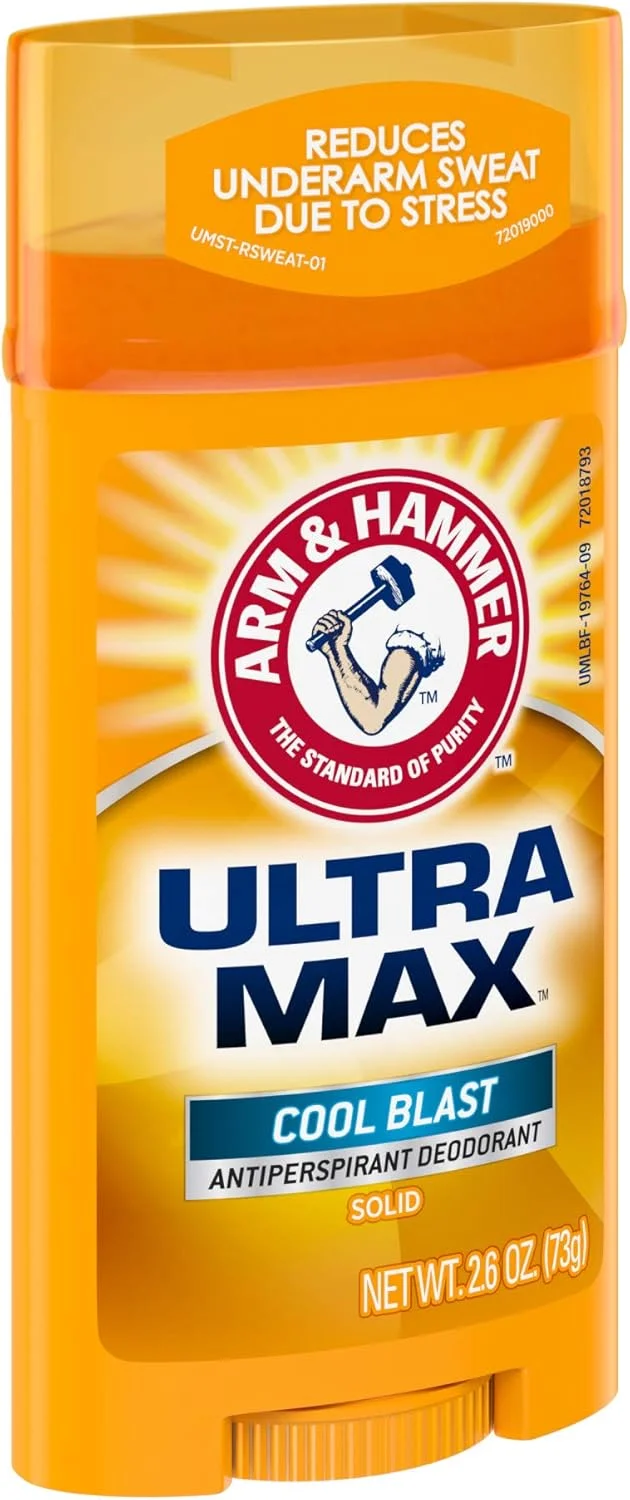 استیک ضد تعریق و دئودورانت مردانه آرم اند همر Ultramax Cool Blast، 80 گرم استیک ضد تعریق و دئودورانت مردانه آرم اند همر Ultramax Cool Blast، 80 گرم