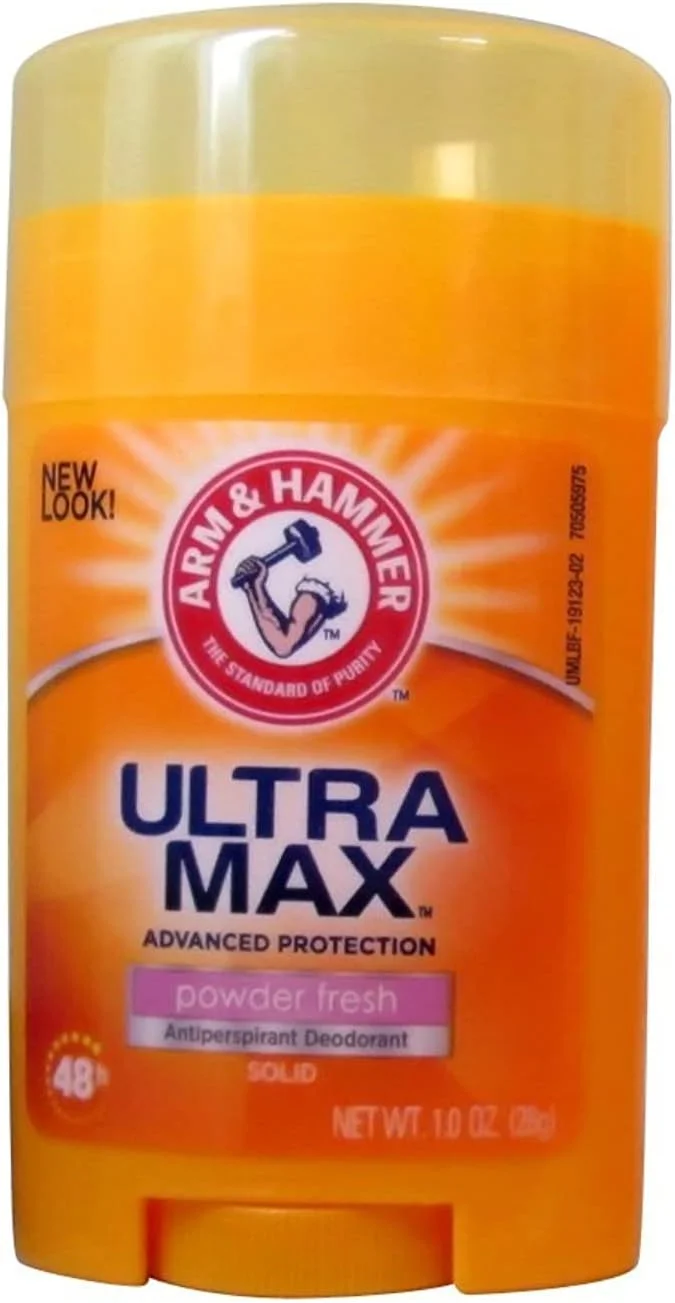 مام ضد تعریق و خوشبو کننده آرم اند همر Ultramax مدل Powder Fresh جامد 28 گرمی بسته 6 عددی