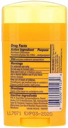 مام ضد تعریق و خوشبو کننده آرم اند همر Ultramax مدل Powder Fresh جامد 28 گرمی بسته 6 عددی مام ضد تعریق و خوشبو کننده آرم اند همر Ultramax مدل Powder Fresh جامد 28 گرمی بسته 6 عددی