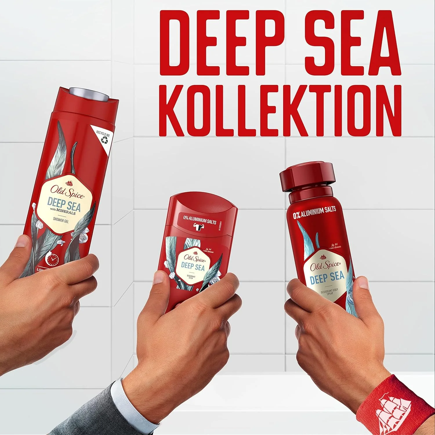 استیک دئودورانت مردانه Old Spice Deep Sea، 50 میلی لیتر، طراوت 48 ساعته، رایحه ماندگار با کیفیت عطر، 0% نمک آلومینیوم، بدون ایجاد لک روی لباس های مشکی و سفید، ساخته شده از 50% پلاستیک بازیافتی استیک دئودورانت مردانه Old Spice Deep Sea، 50 میلی لیتر، طراوت 48 ساعته، رایحه ماندگار با کیفیت عطر، 0% نمک آلومینیوم، بدون ایجاد لک روی لباس های مشکی و سفید، ساخته شده از 50% پلاستیک بازیافتی