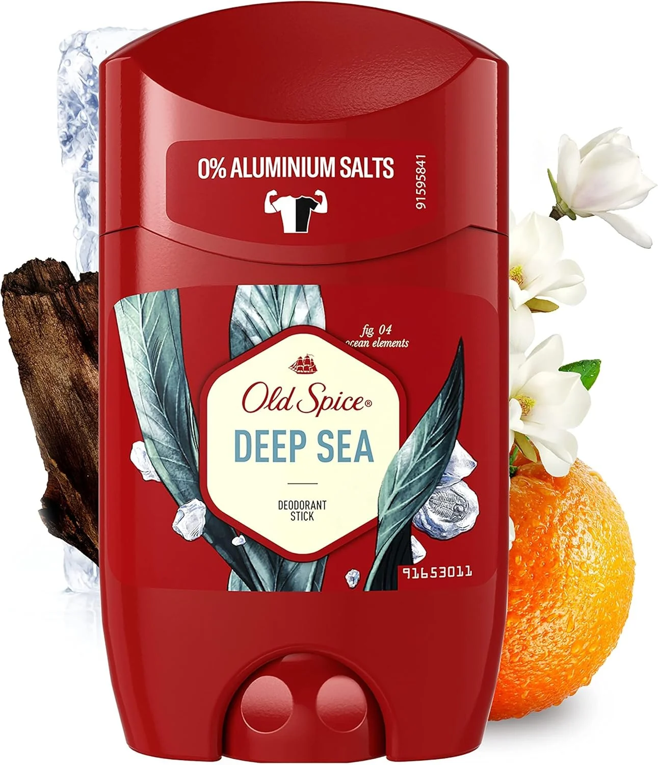 استیک دئودورانت مردانه Old Spice Deep Sea، 50 میلی لیتر، طراوت 48 ساعته، رایحه ماندگار با کیفیت عطر، 0% نمک آلومینیوم، بدون ایجاد لک روی لباس های مشکی و سفید، ساخته شده از 50% پلاستیک بازیافتی استیک دئودورانت مردانه Old Spice Deep Sea، 50 میلی لیتر، طراوت 48 ساعته، رایحه ماندگار با کیفیت عطر، 0% نمک آلومینیوم، بدون ایجاد لک روی لباس های مشکی و سفید، ساخته شده از 50% پلاستیک بازیافتی