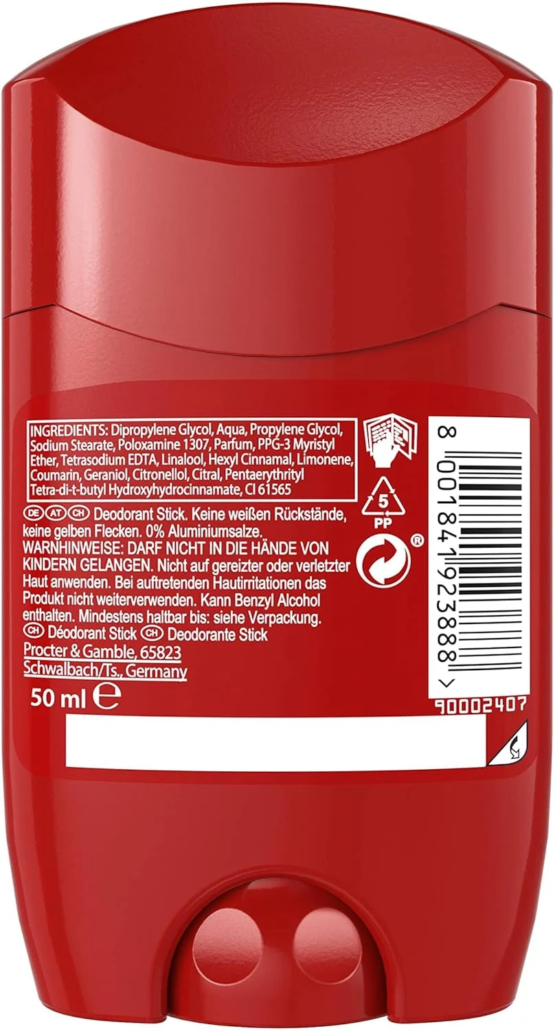 استیک دئودورانت مردانه Old Spice Deep Sea، 50 میلی لیتر، طراوت 48 ساعته، رایحه ماندگار با کیفیت عطر، 0% نمک آلومینیوم، بدون ایجاد لک روی لباس های مشکی و سفید، ساخته شده از 50% پلاستیک بازیافتی استیک دئودورانت مردانه Old Spice Deep Sea، 50 میلی لیتر، طراوت 48 ساعته، رایحه ماندگار با کیفیت عطر، 0% نمک آلومینیوم، بدون ایجاد لک روی لباس های مشکی و سفید، ساخته شده از 50% پلاستیک بازیافتی