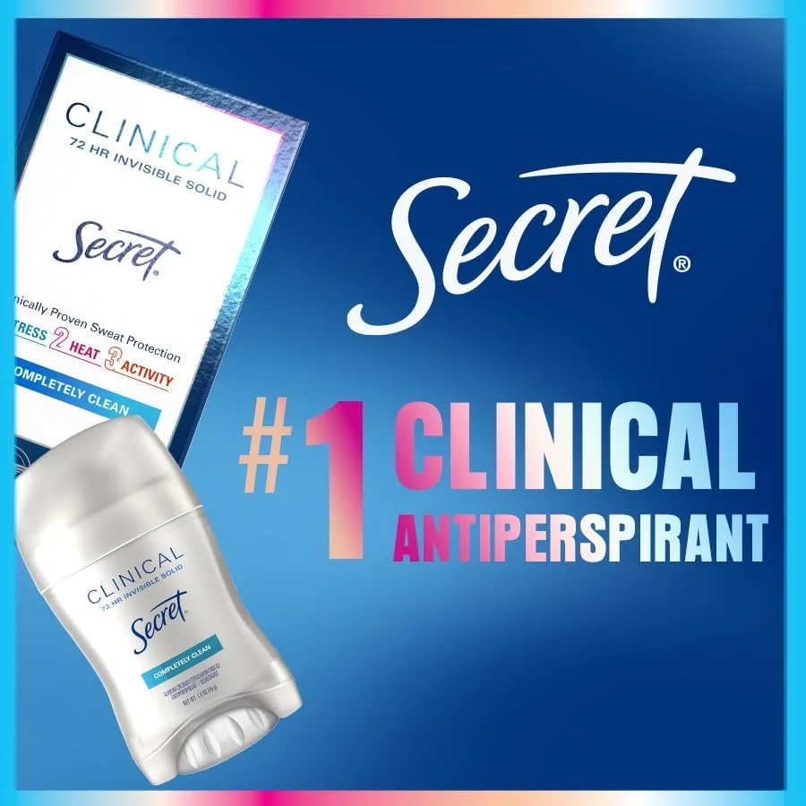 Secret Stress Response Antiperspirant Deodorant 48HR Invisible Solid + ProVitamin B5, 2.6 OZ (Pack of 3) Secret Stress Response Antiperspirant Deodorant 48HR Invisible Solid + ProVitamin B5, 2.6 OZ (Pack of 3)