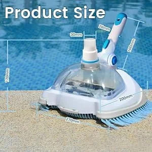 ابزار تمیز کننده مکنده یکپارچه سر جاروبرقی استخر شنا گلومورا برای نگهداری موثر استخر ابزار تمیز کننده مکنده یکپارچه سر جاروبرقی استخر شنا گلومورا برای نگهداری موثر استخر