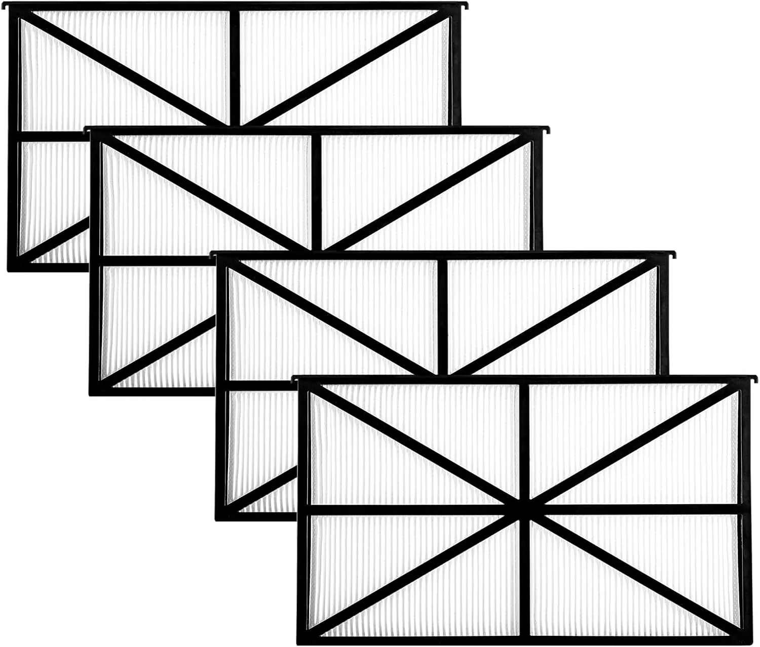SUNRRA Ultra Fine Filter Compatible with TigerShark, SharkVac & AquaVac Robotic Pool & Tub Cleaner Robots, Part# RCX70101PAK2, Pleated Pool Cleaner Replacement Part, 4 Packs
