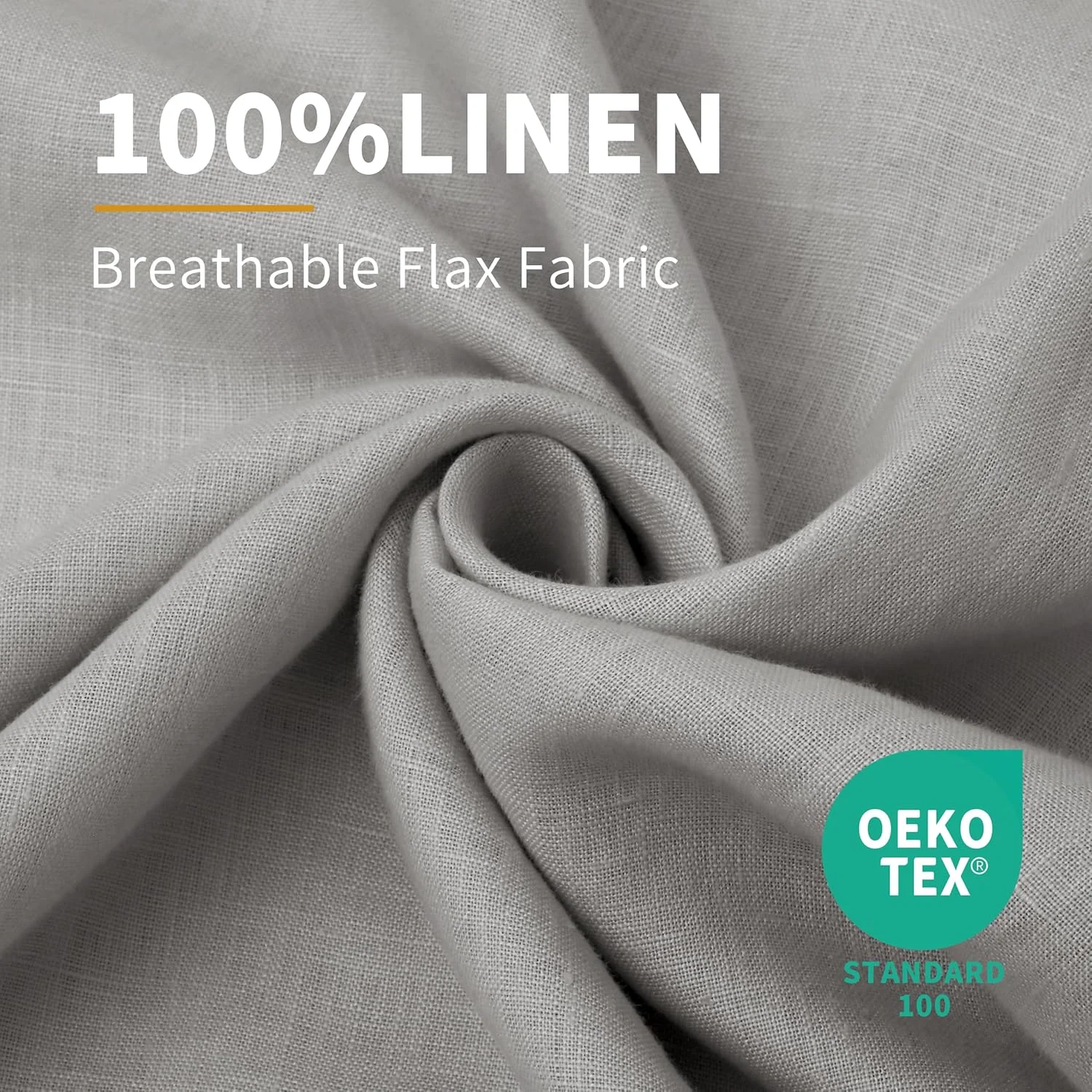 روبالشی های کتانی CHUFFED، بسته 2 عددی، 100% کتانی، روبالشی های استاندارد، تنفس پذیر و خنک کننده، روبالشی های شسته شده با بست زیپی، 50x76 سانتی متر، خاکستری روشن روبالشی های کتانی CHUFFED، بسته 2 عددی، 100% کتانی، روبالشی های استاندارد، تنفس پذیر و خنک کننده، روبالشی های شسته شده با بست زیپی، 50x76 سانتی متر، خاکستری روشن