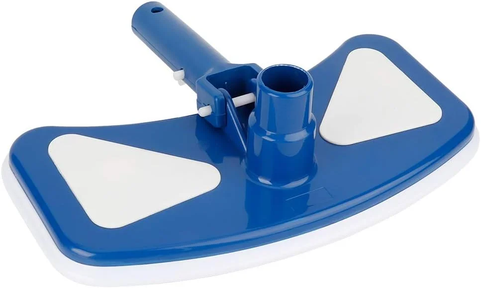 سر جاروبرقی استخر Fasient، سر برس جاروبرقی استخر انعطاف پذیر حرفه ای 12 اینچی برای تمیز کردن استخر بتنی یا گچی (آبی)