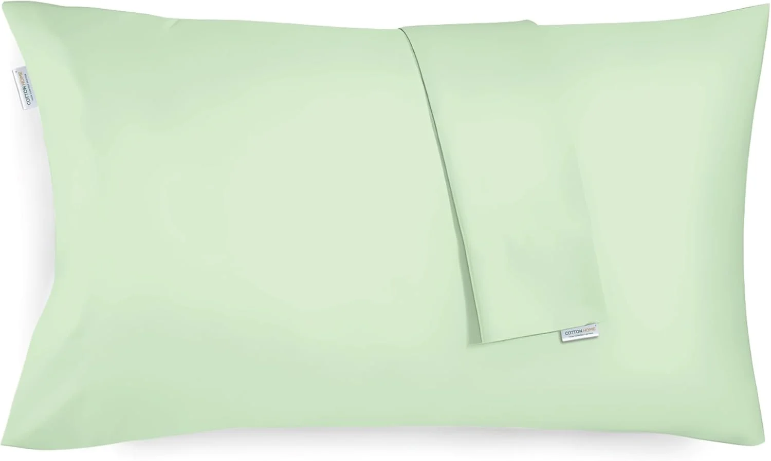 رو بالشی های میکروفایبر کتان هوم، ست 2 عددی - 50x75 سانتی متر / 20x30 اینچ، روکش بالش سبز نعنایی، پارچه برس خورده نرم و فوق العاده لطیف، سایز استاندارد رو بالشی های میکروفایبر کتان هوم، ست 2 عددی - 50x75 سانتی متر / 20x30 اینچ، روکش بالش سبز نعنایی، پارچه برس خورده نرم و فوق العاده لطیف، سایز استاندارد