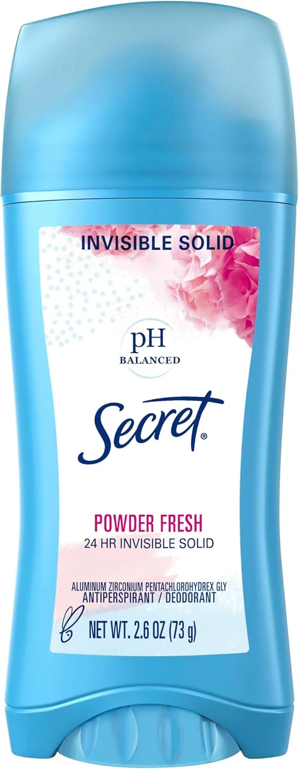 مام ضد تعریق و خوشبو کننده بدن زنانه سکرت مدل Secret Powder Fresh Invisible Solid، 73 گرم