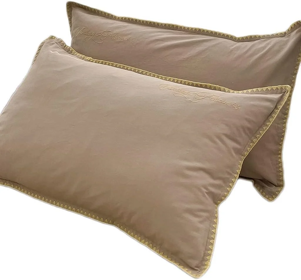 روبالشی نخی 100% روبالشی نخی خالص بزرگسال روبالشی تک نفره دو نفره روکش هسته بالش مردانه 48x74 سانتی متر یک جفت 2 عددی (رنگ: قهوه ای) روبالشی نخی 100% روبالشی نخی خالص بزرگسال روبالشی تک نفره دو نفره روکش هسته بالش مردانه 48x74 سانتی متر یک جفت 2 عددی (رنگ: قهوه ای)