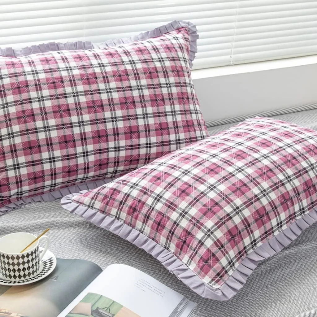 روبالشی تمام پنبه ای لحافی مردانه، روبالشی ضخیم پنبه ای 48x74 جفت (رنگ: بنفش) روبالشی تمام پنبه ای لحافی مردانه، روبالشی ضخیم پنبه ای 48x74 جفت (رنگ: بنفش)