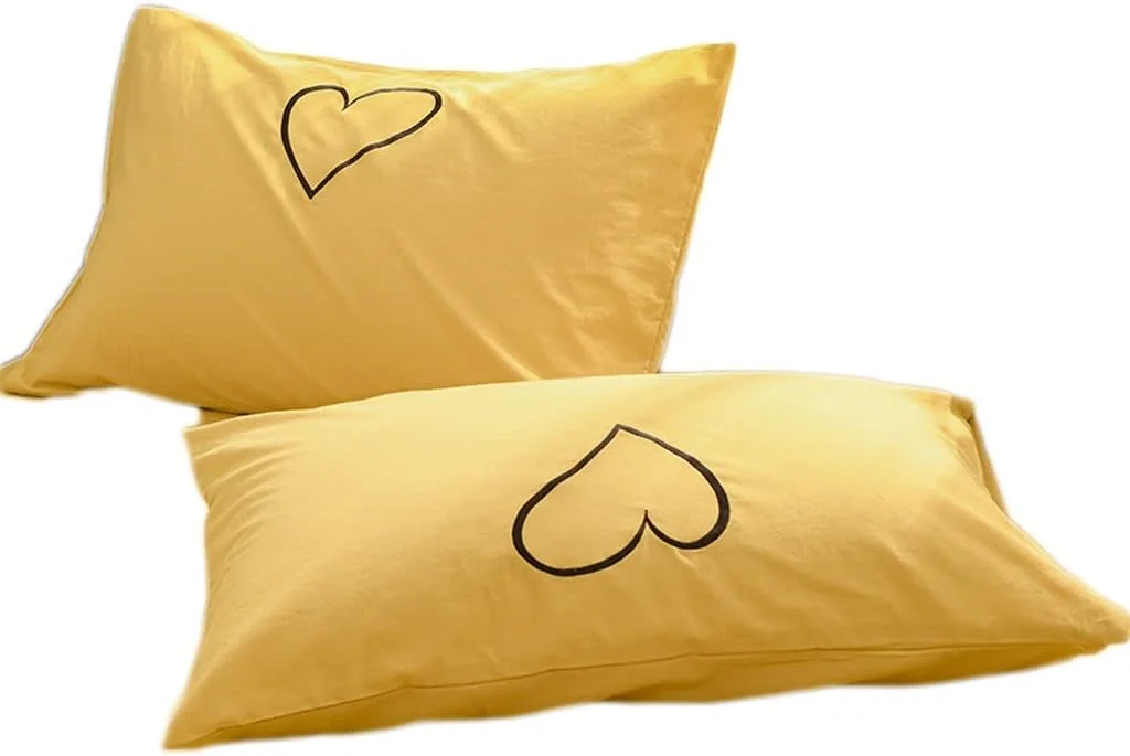 ست روبالشی نخی 48cmx74cm روبالشی نخی خانگی روبالشی نخی دونفره (رنگ : B)