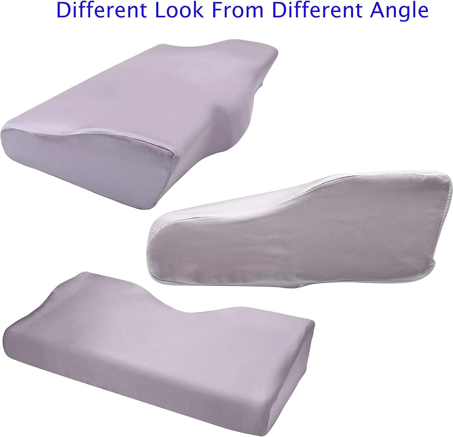 روبالشی ابریشمی Cozysilk برای بالش خواب ارتوپدی، روکش بالش ابریشم خالص توت برای بالش گردنی ارگونومیک، روکش برای بالش مموری فوم کانتور (سفید، طرح پروانه - 61x38 سانتی متر) روبالشی ابریشمی Cozysilk برای بالش خواب ارتوپدی، روکش بالش ابریشم خالص توت برای بالش گردنی ارگونومیک، روکش برای بالش مموری فوم کانتور (سفید، طرح پروانه - 61x38 سانتی متر)