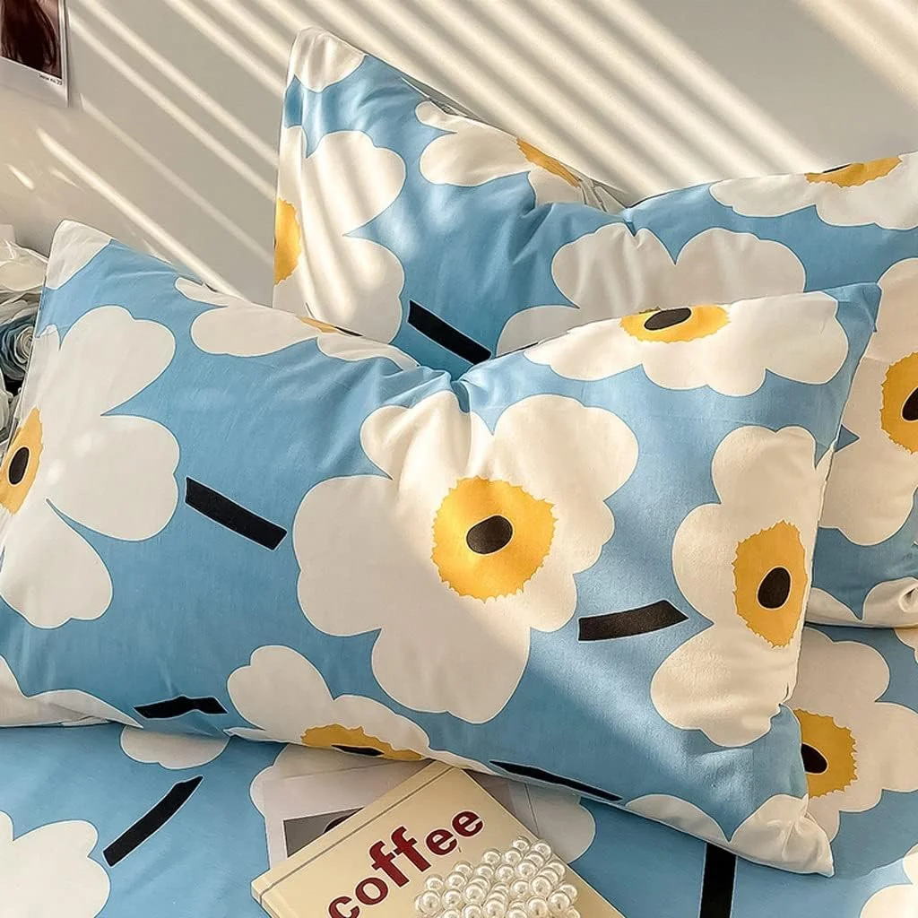 روبالشی نخی جفتی، روبالشی 48cmx74cm، روبالشی نخی خانگی، روبالشی نخی دونفره (رنگ: B)