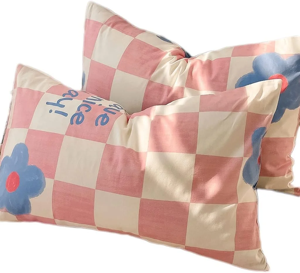 ست روبالشی نخی، 48cmx74cm، مناسب منزل، دو نفره (رنگ: A) ست روبالشی نخی، 48cmx74cm، مناسب منزل، دو نفره (رنگ: A)