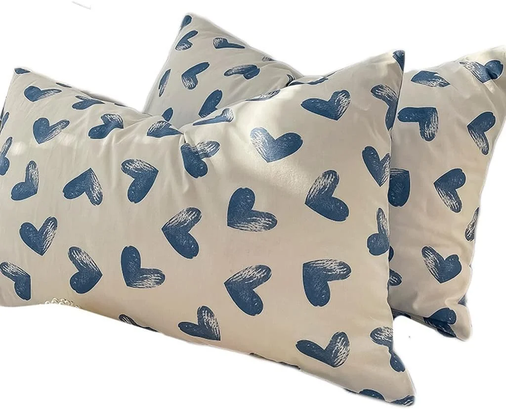 روبالشی نخی جفتی 48cmx74cm روبالشی نخی روبالشی نخی خانگی دونفره (رنگ: B)