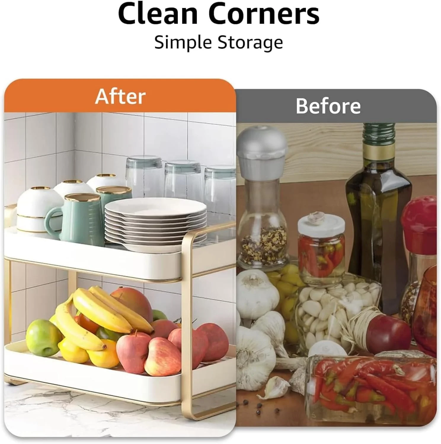 جالیوانی و لیوان خشک کن دو طبقه TAME با سینی تخلیه قابل جابجایی، قفسه سازمان دهنده چند منظوره، سینی رومیزی آشپزخانه برای لیوان های آب، قهوه، شیشه ای، کاسه، مواد غذایی و نگهدارنده شیشه ادویه (مشکی)