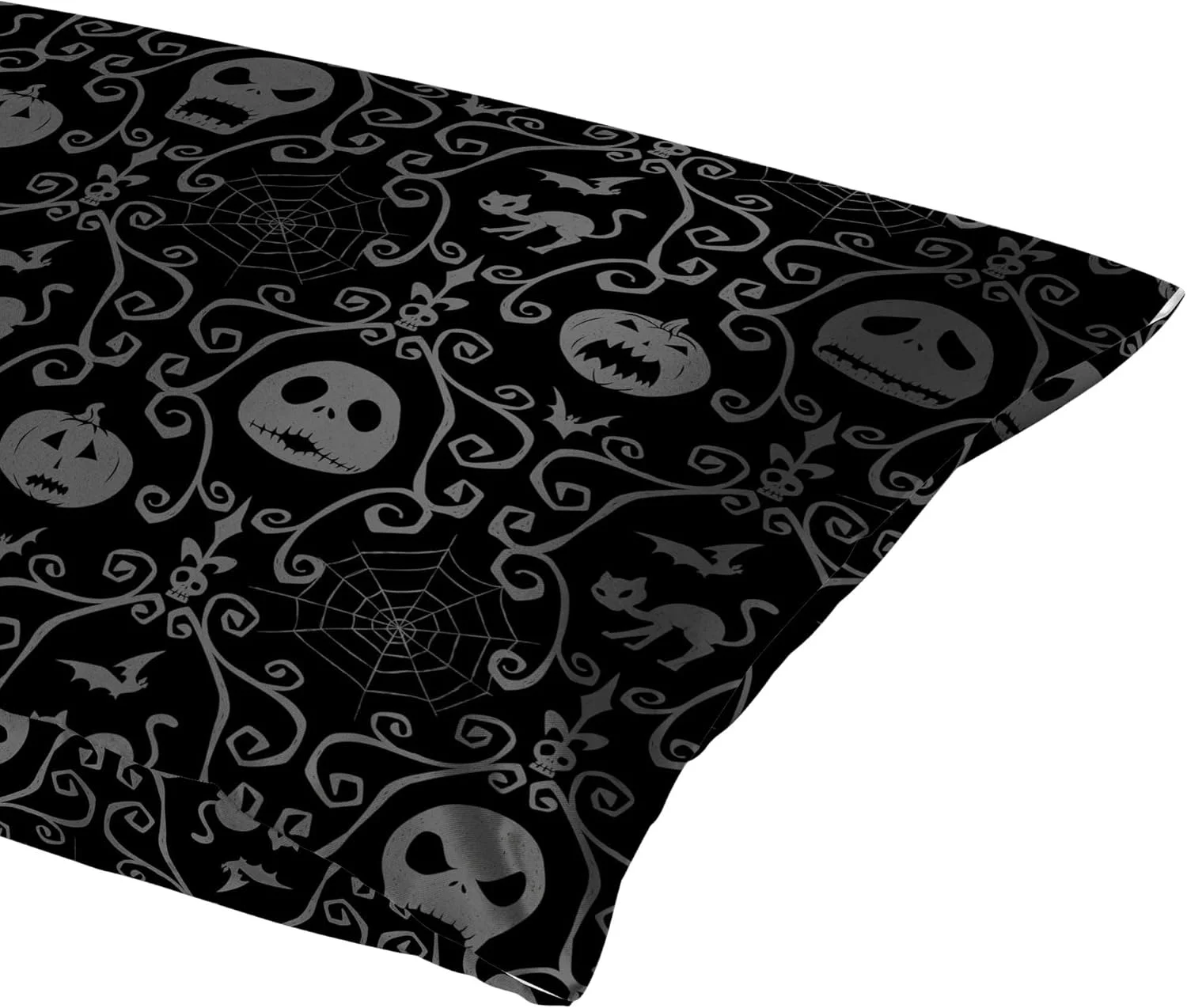 روبالشی ساتن دیزنی Nightmare Before Christmas - سایز استاندارد 50x75 مشکی روبالشی ساتن دیزنی Nightmare Before Christmas - سایز استاندارد 50x75 مشکی