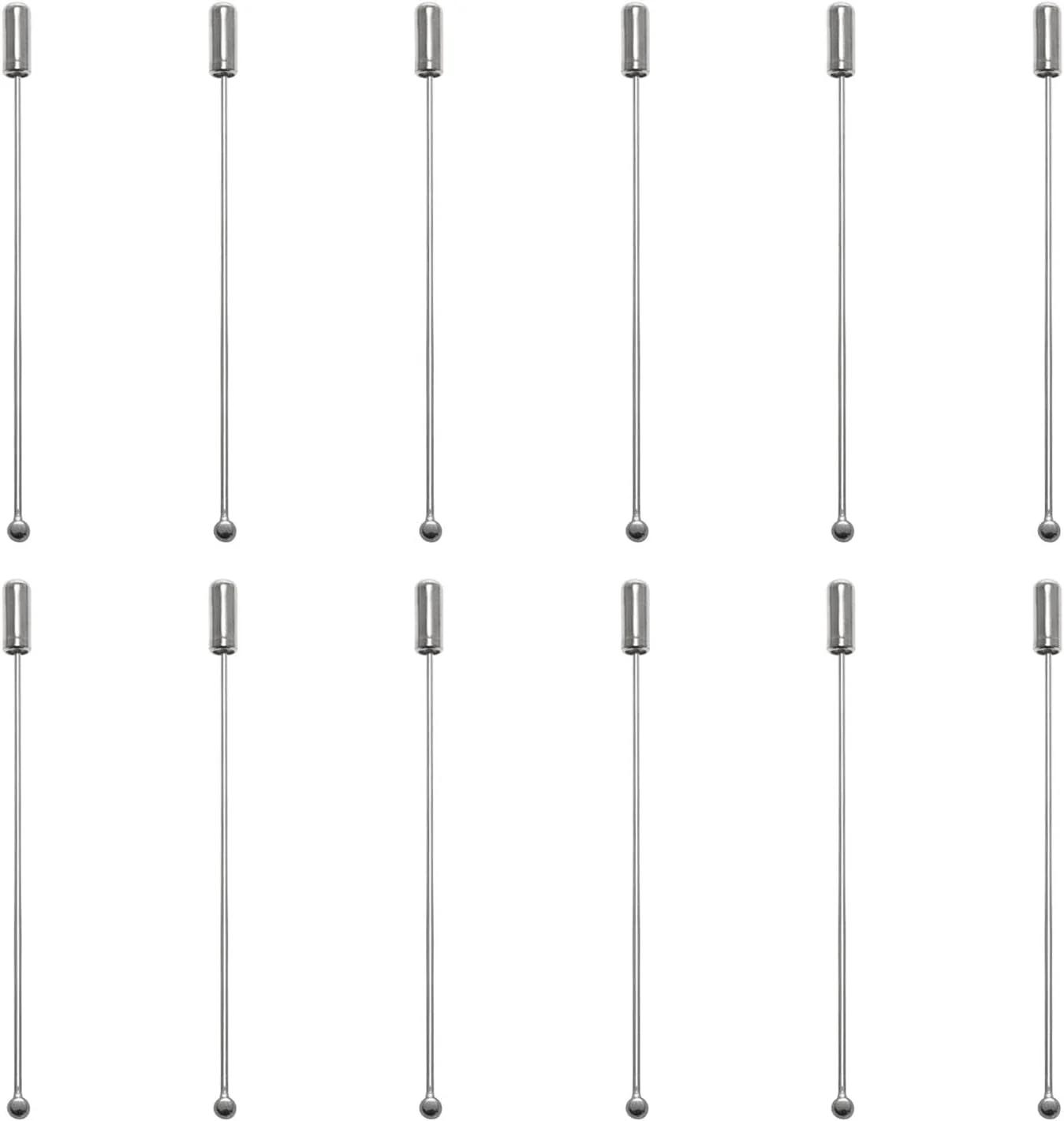 سنجاق سینه Zangc مدل Round Head بسته 12 عددی