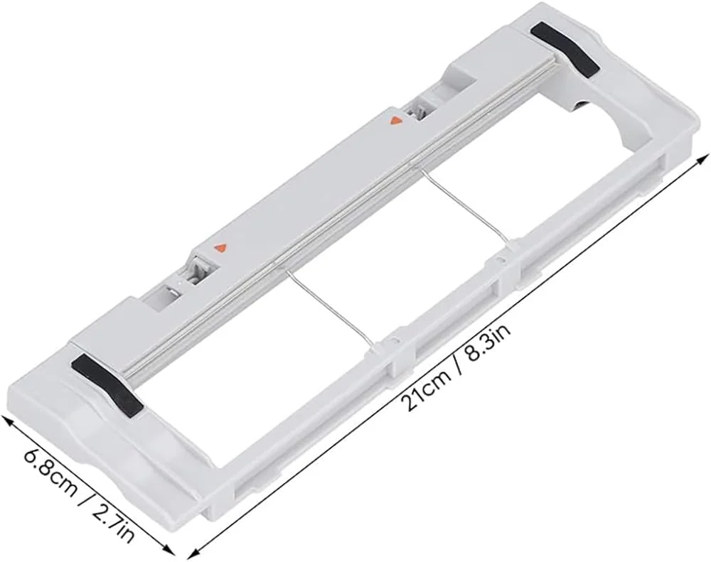 Xiaomi Mi Brush Cover [Flooring freindly, High Cleaning Efficiency, Easy to Use and Replace] For Xiaomi Mi Robot Vacuum-Mop Vacuum Cleaner [Polycarbonate] - White