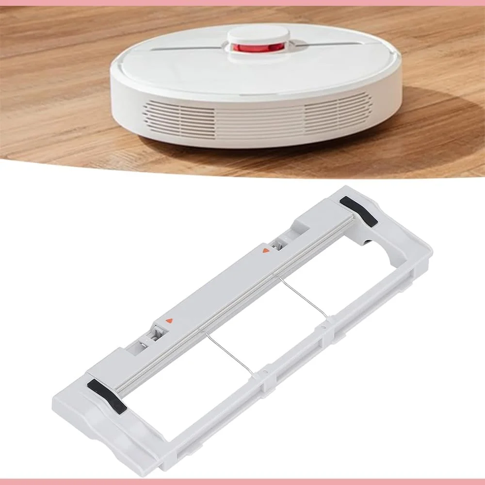 Xiaomi Mi Brush Cover [Flooring freindly, High Cleaning Efficiency, Easy to Use and Replace] For Xiaomi Mi Robot Vacuum-Mop Vacuum Cleaner [Polycarbonate] - White