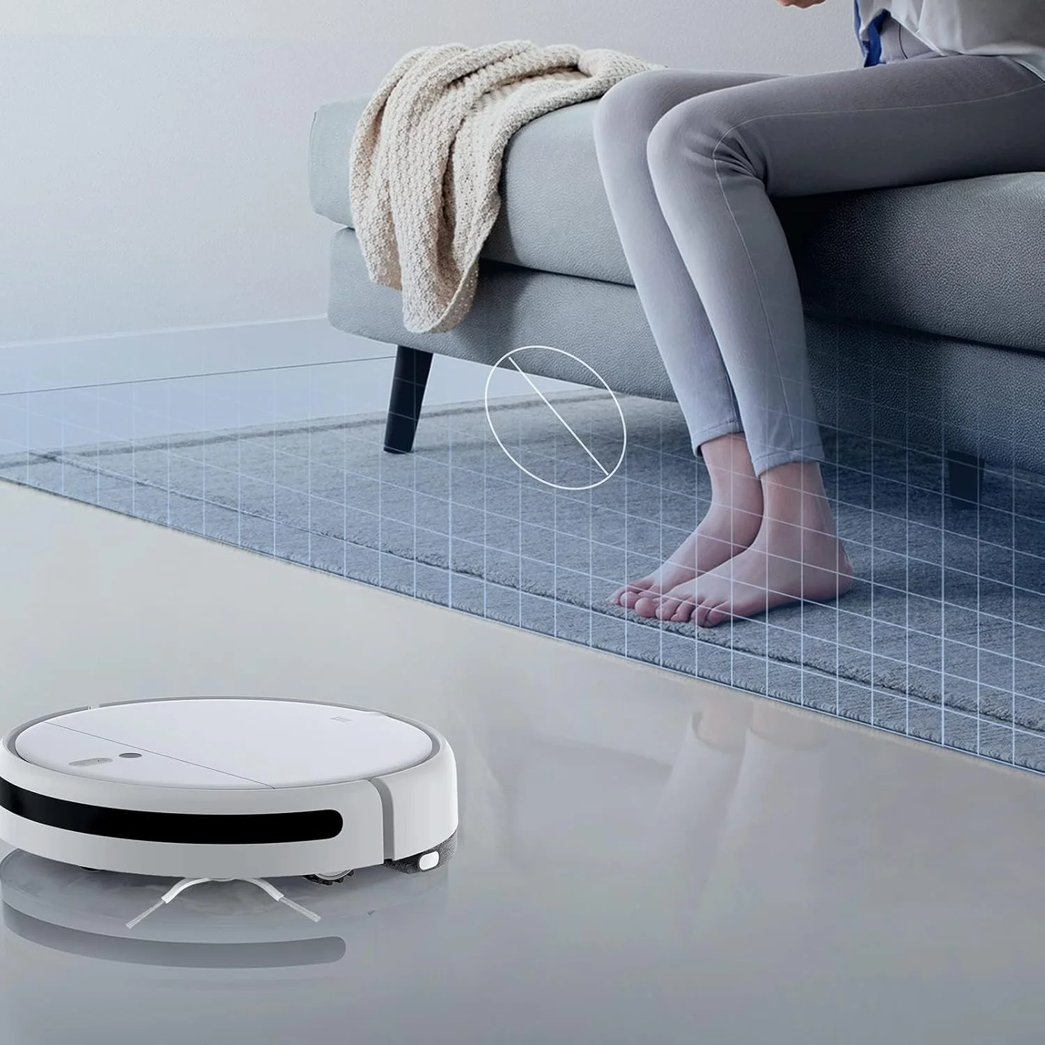 جاروبرقی ربات شیائومی مدل Mi Robot Vacuum-Mop 2C - سفید جاروبرقی ربات شیائومی مدل Mi Robot Vacuum-Mop 2C - سفید