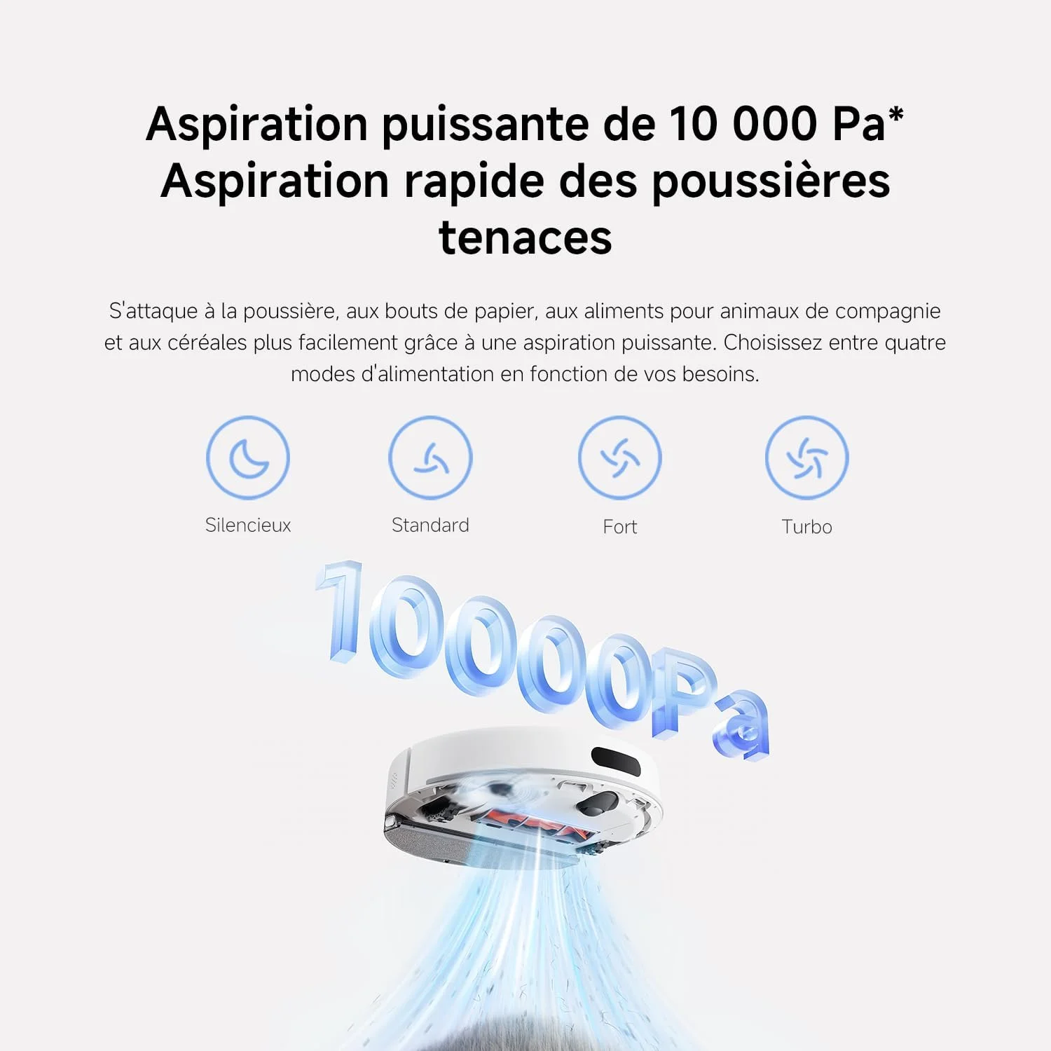 جاروبرقی رباتیک شیائومی مدل H40، قدرت مکش 10000Pa، مسیریابی LDS، نقشه برداری هوشمند، برس ضد گره خوردگی، تخلیه خودکار، تا 180 دقیقه کارکرد، سازگار با کنترل صوتی و خانگی. جاروبرقی رباتیک شیائومی مدل H40، قدرت مکش 10000Pa، مسیریابی LDS، نقشه برداری هوشمند، برس ضد گره خوردگی، تخلیه خودکار، تا 180 دقیقه کارکرد، سازگار با کنترل صوتی و خانگی.