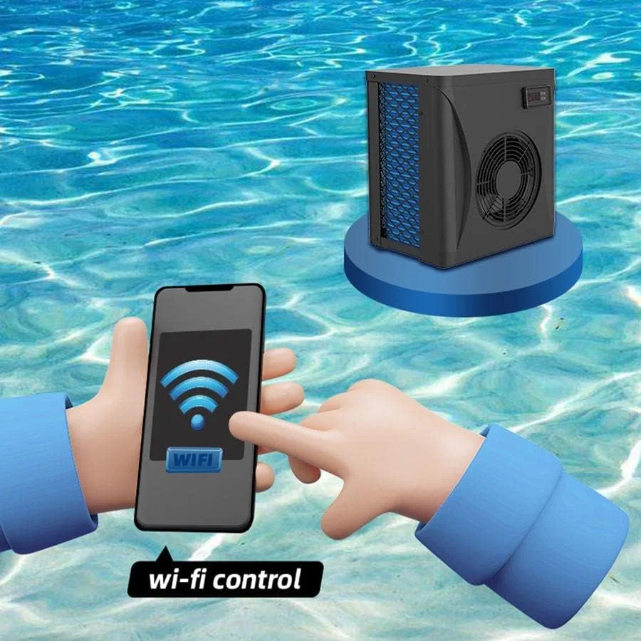 پمپ حرارتی استخر AJWYSOI، بخاری استخر، آبگرمکن برقی استخر و آبگرمکن اسپا، ترموستات دیجیتال استخر برای استخر، کنترل از طریق Wi-Fi پمپ حرارتی استخر AJWYSOI، بخاری استخر، آبگرمکن برقی استخر و آبگرمکن اسپا، ترموستات دیجیتال استخر برای استخر، کنترل از طریق Wi-Fi