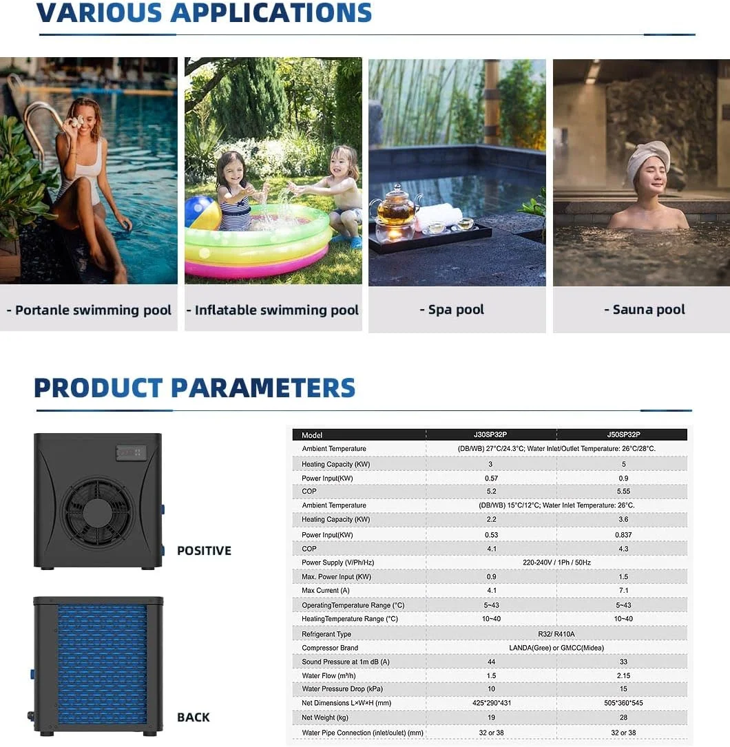 پمپ حرارتی استخر AJWYSOI، بخاری استخر، آبگرمکن برقی استخر و آبگرمکن اسپا، ترموستات دیجیتال استخر برای استخر، کنترل از طریق Wi-Fi پمپ حرارتی استخر AJWYSOI، بخاری استخر، آبگرمکن برقی استخر و آبگرمکن اسپا، ترموستات دیجیتال استخر برای استخر، کنترل از طریق Wi-Fi