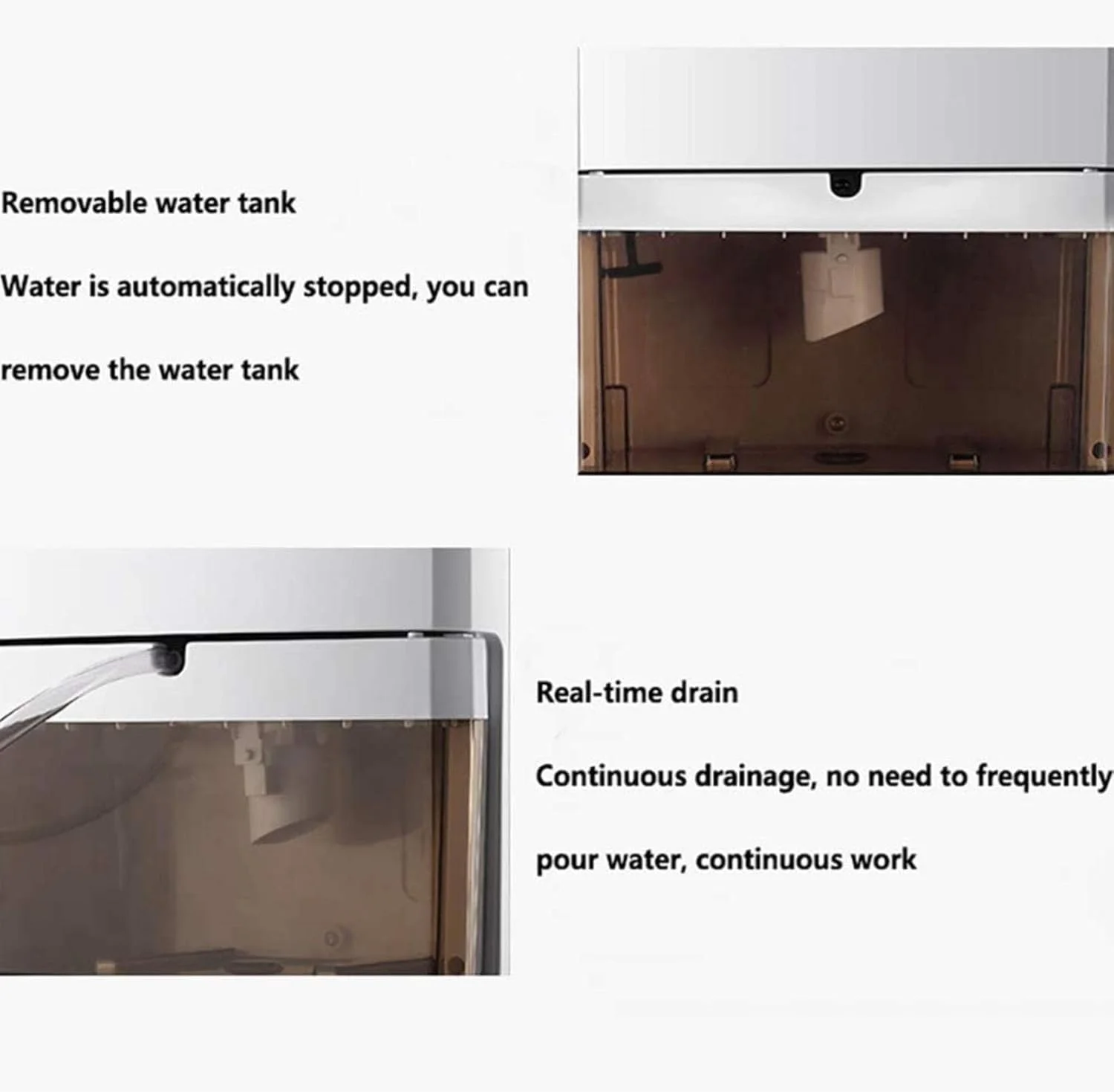 AADECOR Dehumidifier Multifunction Household Smart Touch Moisture Ultra Silent 2.2L For Moist Mold Removal Suitable For Kitchen Bedroom Office Garage