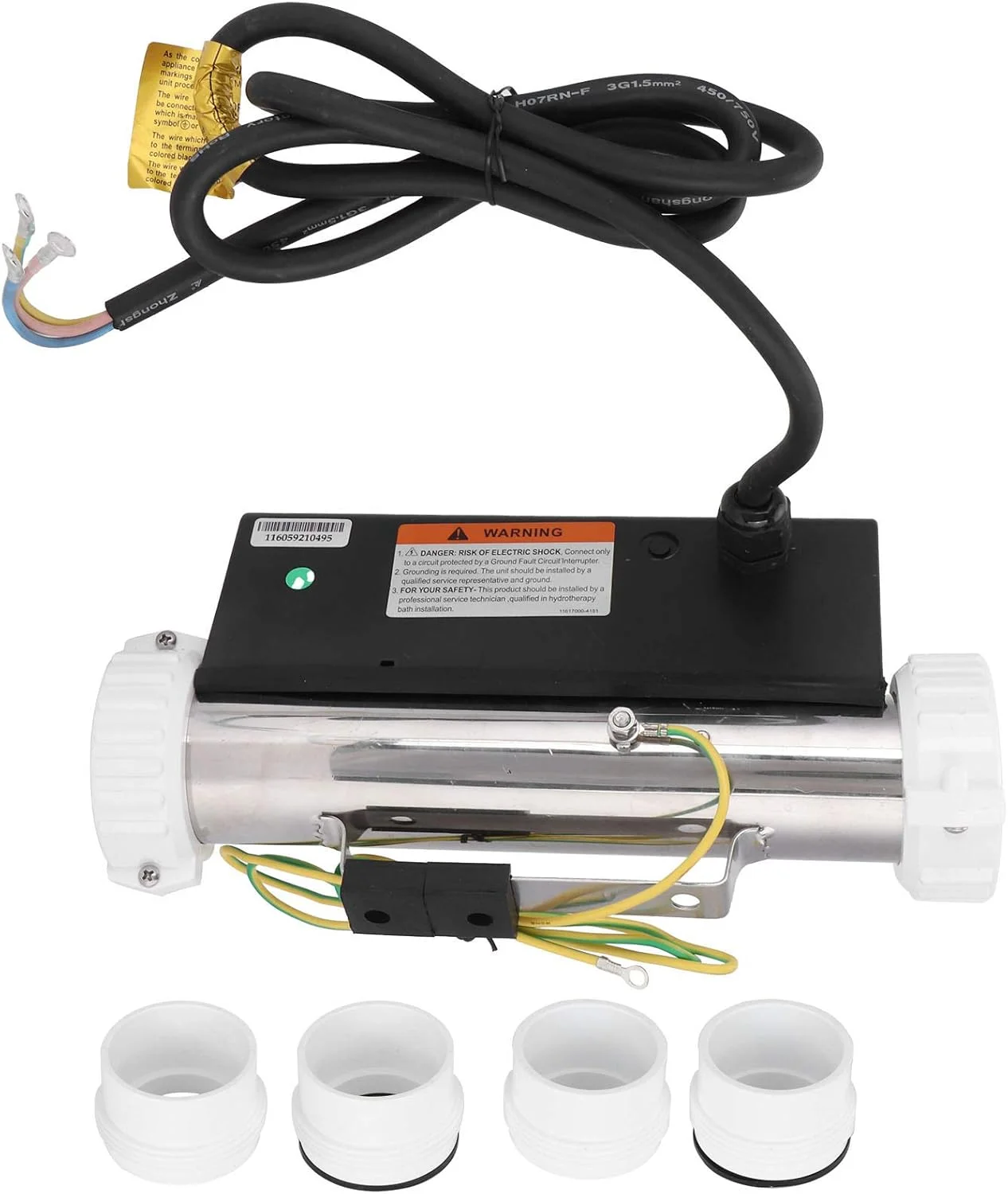 گرمکن آب استخر DTFZQV 1KW، ترموستات وان حمام ضد آب IPX5 با دمای ثابت، مناسب برای وان حمام، وان حمام آب گرم و سرد